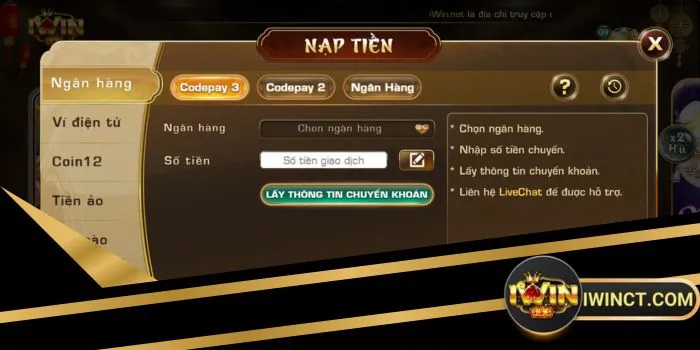 Nạp tiền iWin thần tốc với giao dịch 0đ Nạp tiền iWin thần tốc với giao dịch 0đ